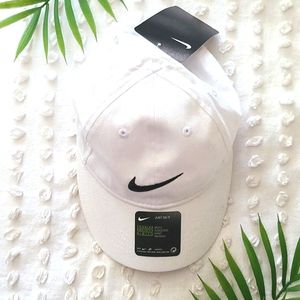 Brand New Nike White Swoosh Cap